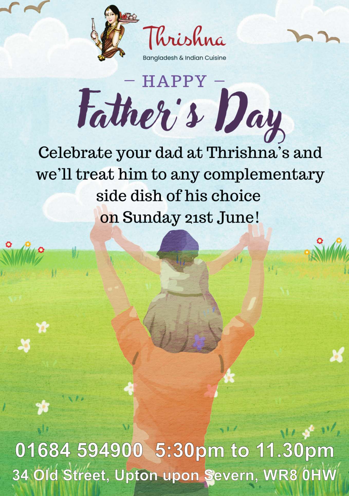 Fathers's Day at Thrishna(tm) - Premium Bangladeshi Restaurant