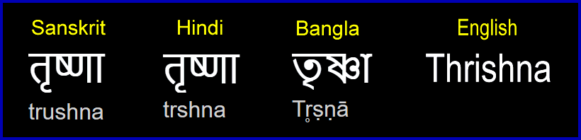 Thrishna In 4 LanguageS